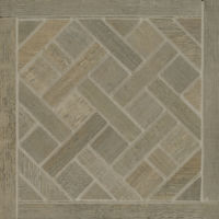 Barrique Floor and Wall Mosaic in Gris
