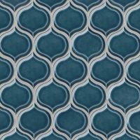 Provincetown 3-1/16" x 2-7/8" Wall Mosaic in Cape Cod Blue