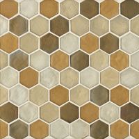 Kahakai Floor and Wall Mosaic in Sunset