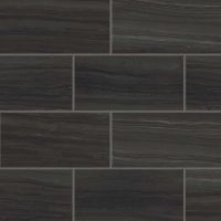 Highland 12" x 24" Floor and Wall Tile in Black