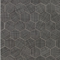 Lido 2" x 2" Floor and Wall Mosaic in Black