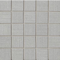 Strands 2" x 2" Floor and Wall Mosaic in Silver