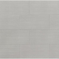 Strands 12" x 24" x 7/16" Floor and Wall Tile in Silver