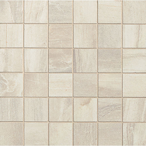 Athena 2" x 2" Floor and Wall Mosaic in Pearl