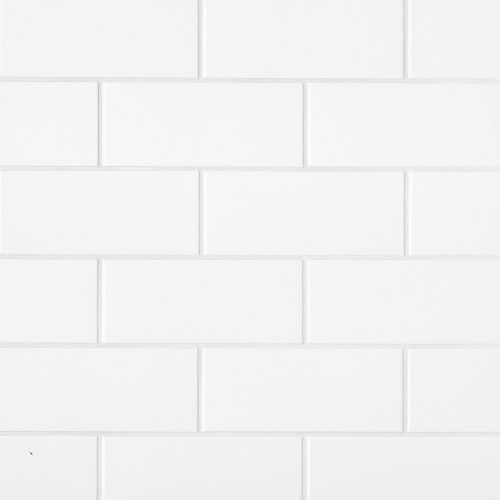 Traditions 4" x 10" x 1/4" Wall Tile in Ice White