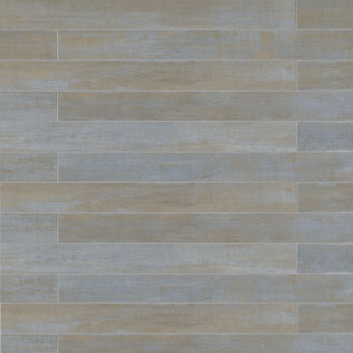 Barrique 4" x 40" x 3/8" Floor and Wall Tile in Bleu