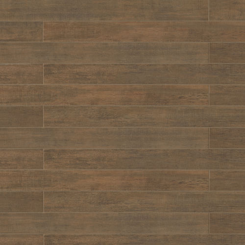 Barrique 4" x 40" x 3/8" Floor and Wall Tile in Brun