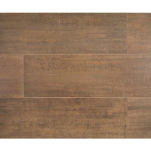 Barrique 8" x 24" Floor & Wall Tile in Brun
