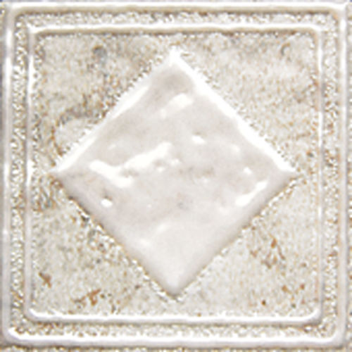Forge 2" x 2" x 5/16" Decorative Tile in White