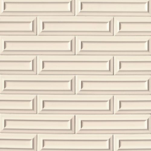 Costa Allegra 3" x 12" x 3/8" Decorative Tile in Alabaster