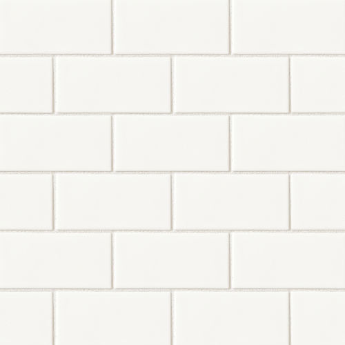 Costa Allegra 3" x 6" x 5/16" Floor and Wall Tile in White Sand