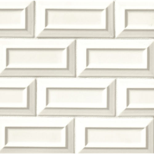 Costa Allegra 3" x 6" x 5/16" Decorative Tile in White Sand