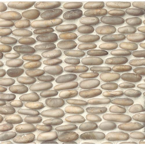 Hemisphere Floor and Wall Mosaic in Fatima Cream