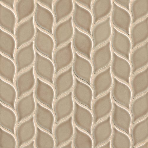 Provincetown 2-13/16" x 1-7/16" Floor and Wall Mosaic in Highland Brown