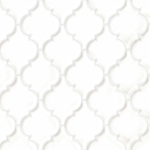 Provincetown 5-1/8" x 4-1/16" Wall Mosaic in Porch White