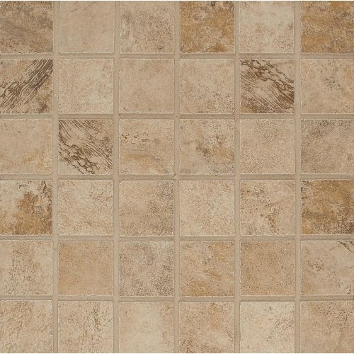 Stonefire 2" x 2" Floor & Wall Mosaic in Beige