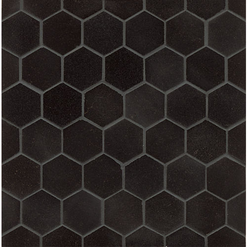 Absolute Black Wall Mosaic