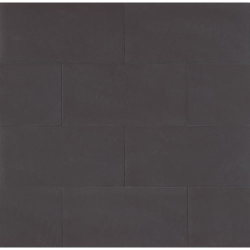 Area 3D 12" x 24" x 3/8" Floor and Wall Tile in Deep Black
