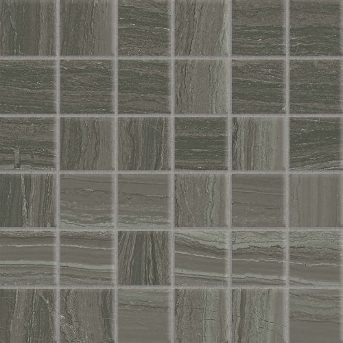 Highland 2" x 2" Floor and Wall Mosaic in Dark Greige