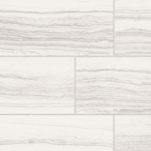 Highland 18" x 36" Floor & Wall Tile in White