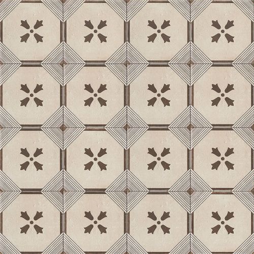 Palazzo 12" x 12" Decorative Tile in Antique Cotto Dynasty