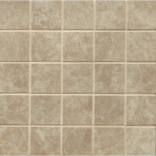 Indiana Stone 2" x 2" Floor and Wall Mosaic in Noce