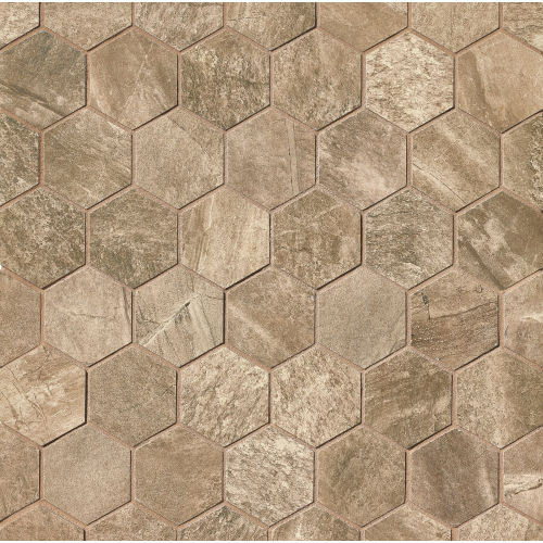 Stone Mountain Floor & Wall Mosaic in Walnut