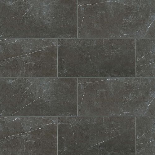 Troy 12" x 24" Floor & Wall Tile in Nero