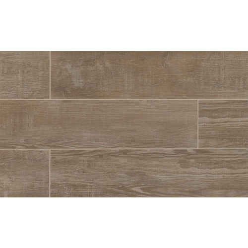 Bayou Country 8" x 24" Floor & Wall Tile in Taupe