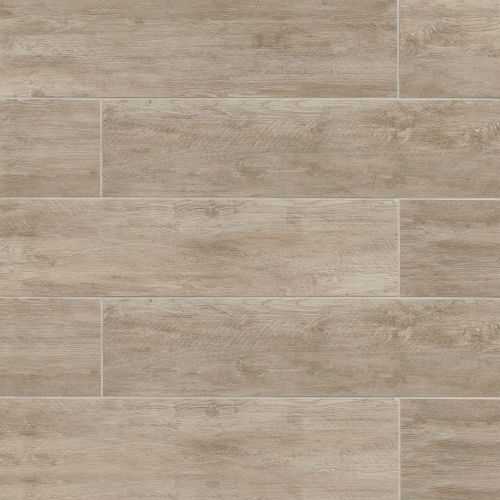 River Wood 8" x 36" Floor & Wall Tile in Oak
