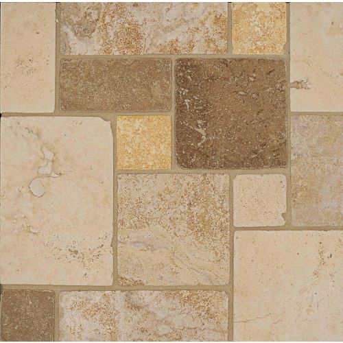 Travertine Mosaic Blend Floor & Wall Mosaic