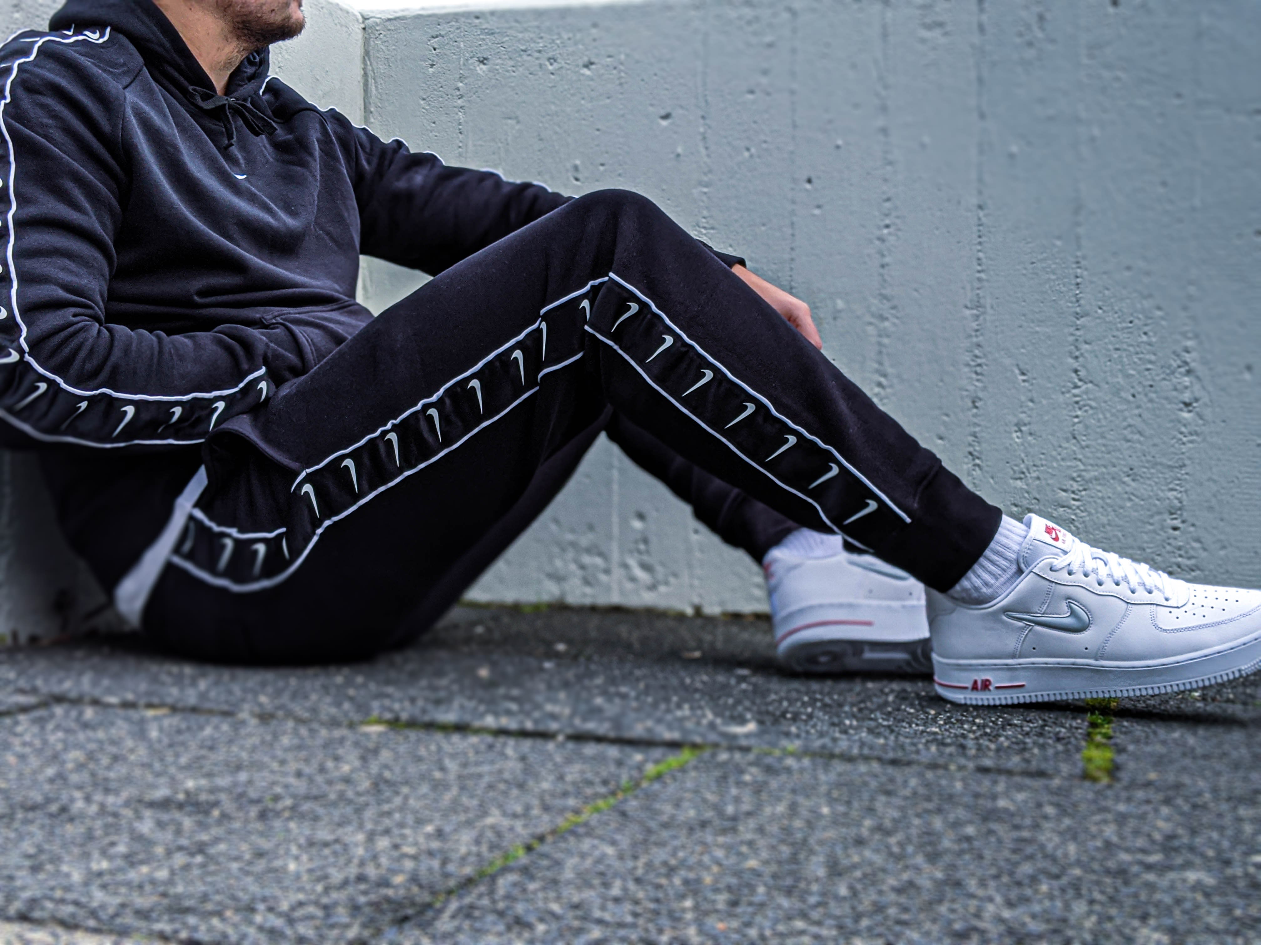 Nike tracksuit and trainers. 
