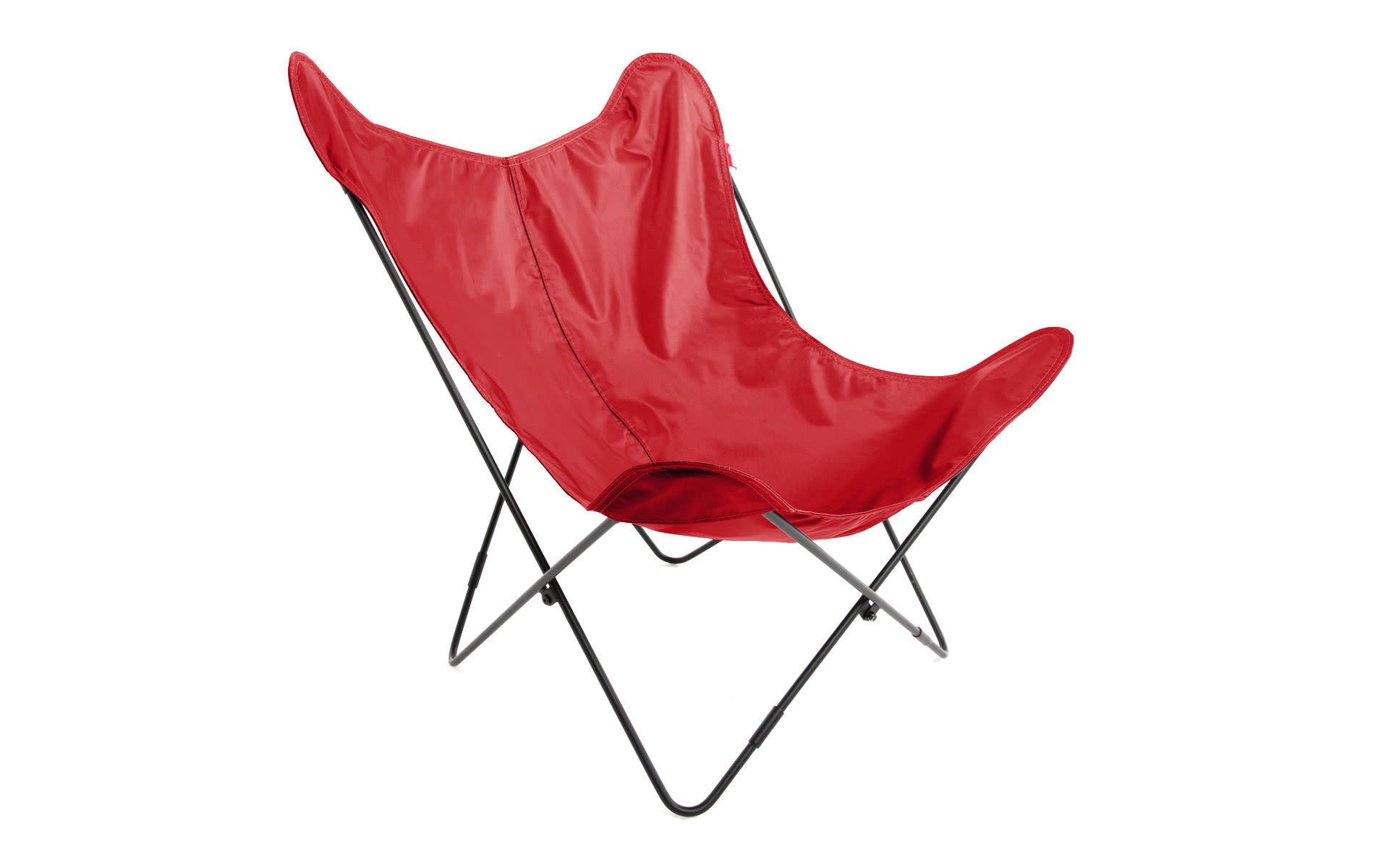 Butterfly Chair - Polyester-COL03 - Red-Black