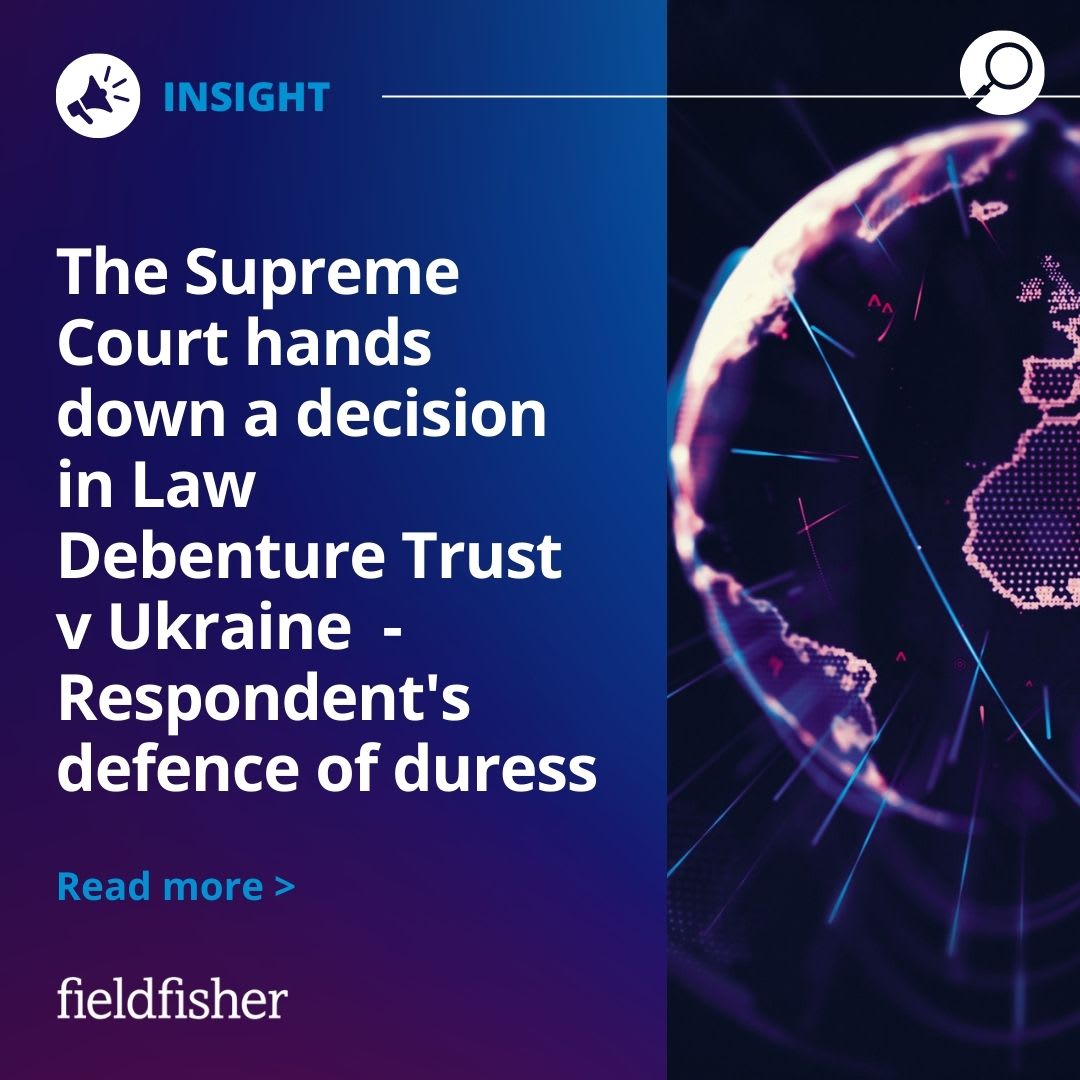 The Supreme Court hands down a decision in Law Debenture Trust v