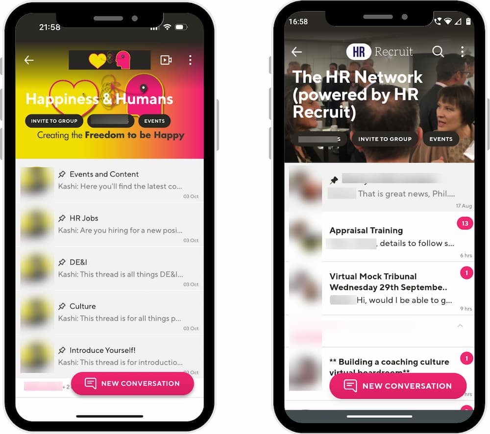 Happiness & Humans and The HR Network are both welcoming communities for HR professionals in all sectors