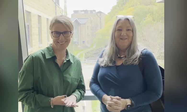 Helen Curtis and Professor Shona Bettany