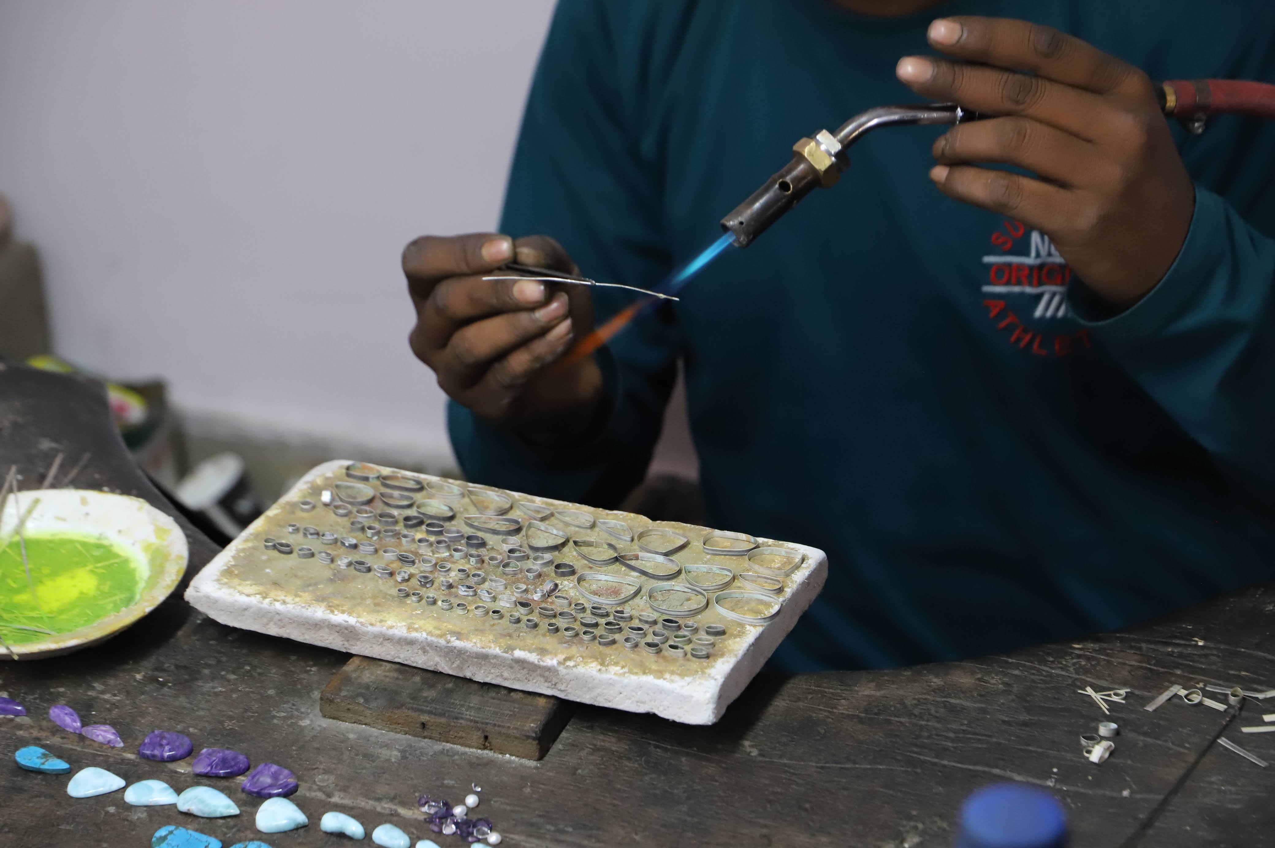 création de bijoux en inde