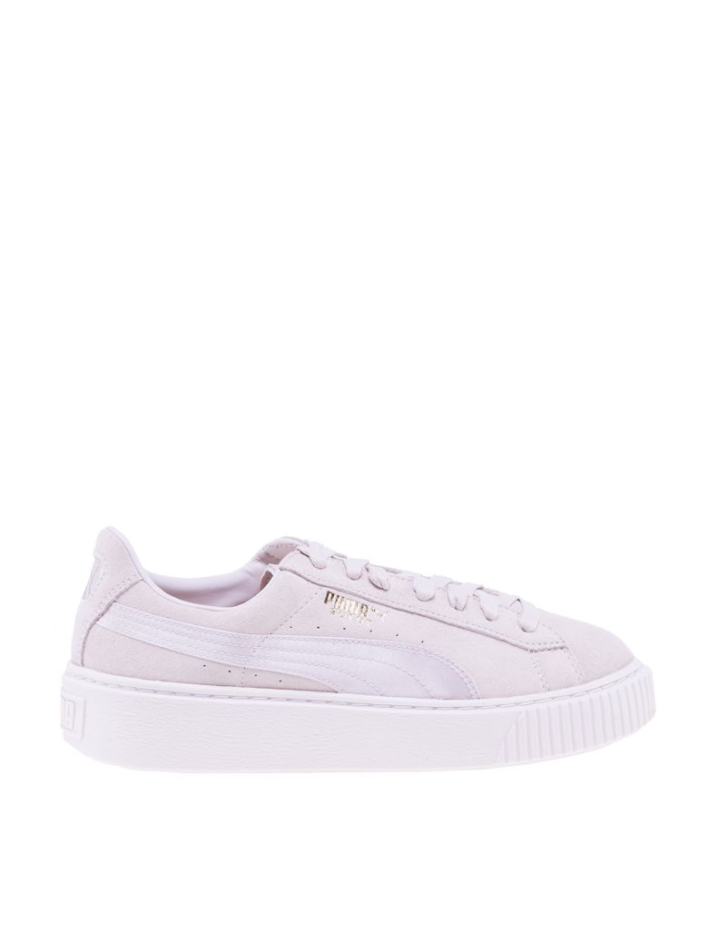 puma satin pink