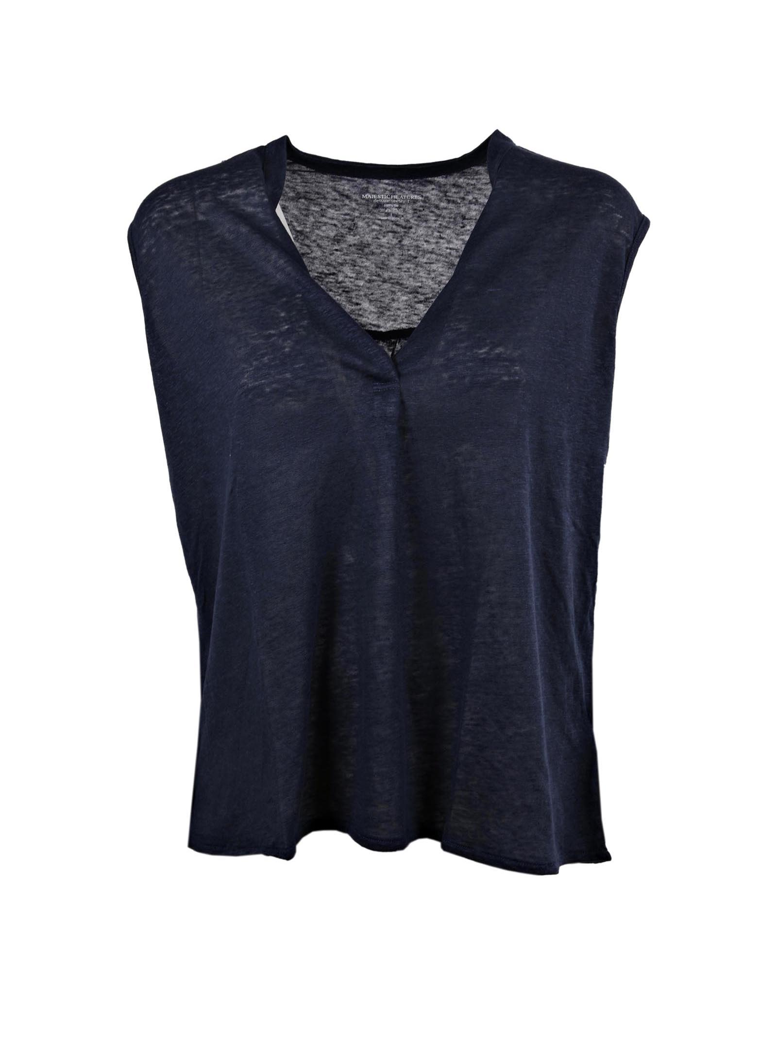 majestic filatures v-neck top