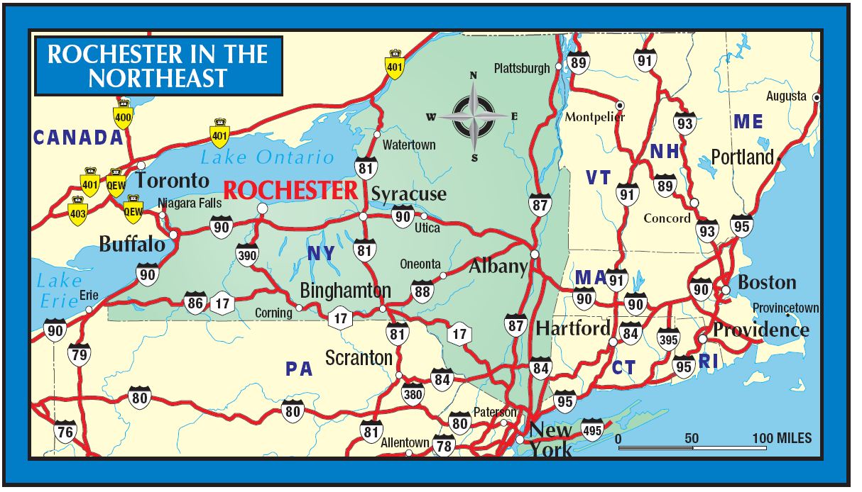 Rochester In The Northeast U S 