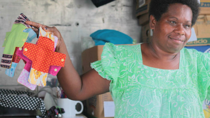 Reusable sanitary pads are changing lives.