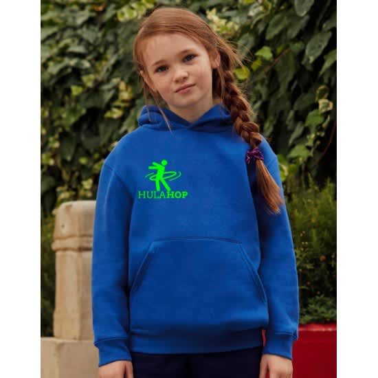 10 Stk. Premium unisex Hoodie til børn Inkl. brysttryk 10 Stk. Premium unisex Hoodie til børn Inkl. brysttryk