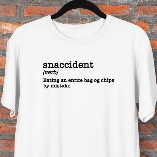 Snaccident - strygemærke Snaccident - strygemærke