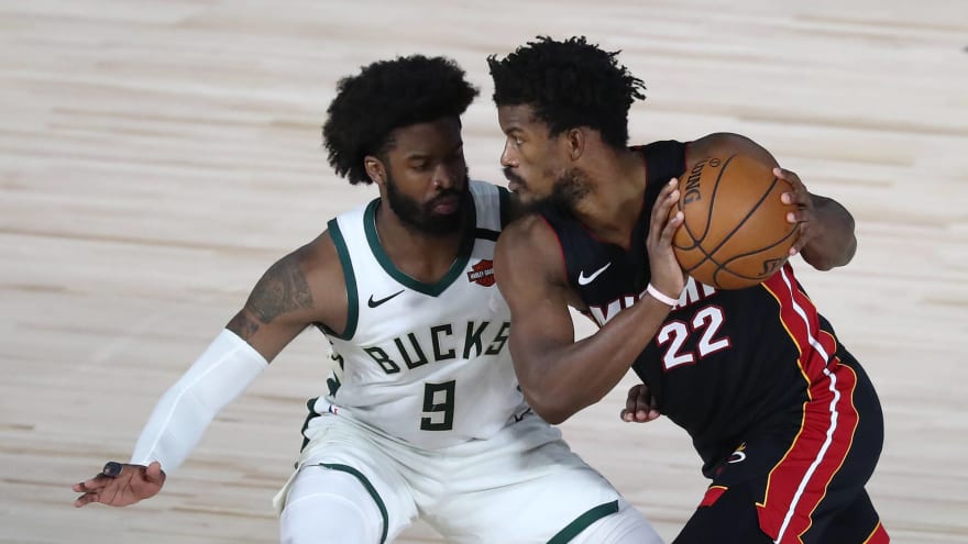 Jimmy Butler Wears Fitting T Shirt After Eliminating Bucks Yardbarker