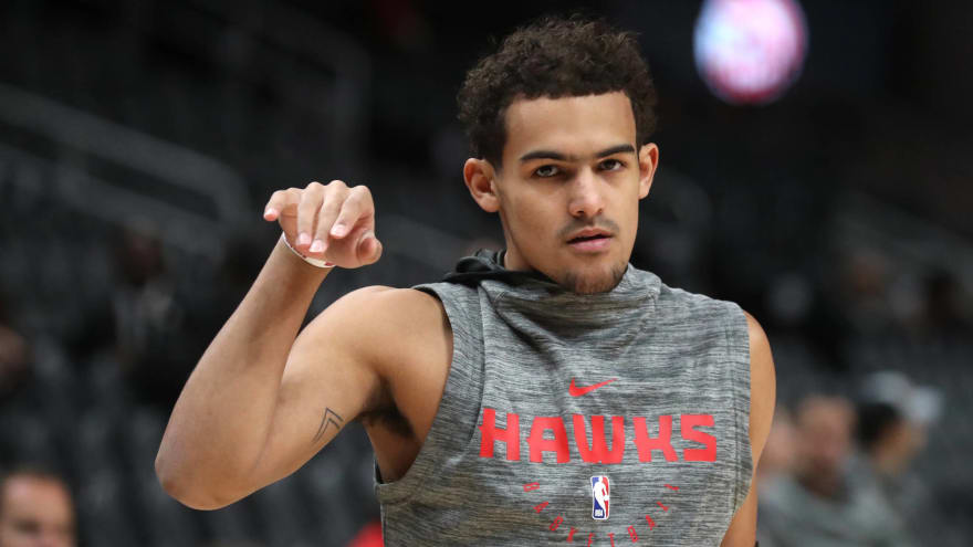 trae young spat on