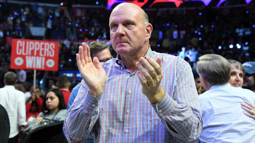 Clippers Steve Ballmer Tops Forbes Wealthiest Owners List Yardbarker
