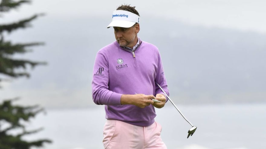 Watch Ian Poulter Cards Disastrous Quad Bogey At U S