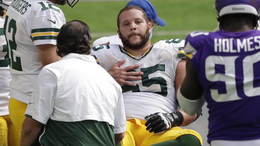Packers Rg Lane Taylor Out For The Year With Knee Injury Yardbarker