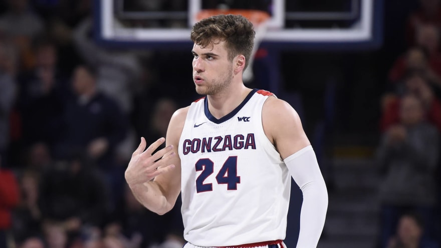 Gonzaga S Corey Kispert Enters 2020 Nba Draft Yardbarker