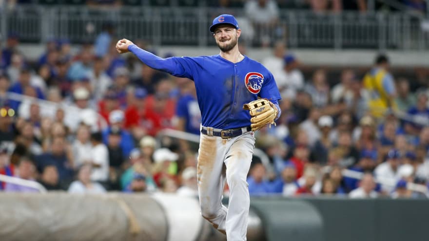 Watch Kris Bryant Attempt To Field Flaming Baseballs In Best Promo